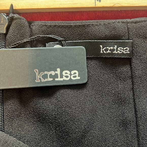 NWT Revolve Krisa Office Career Black Skirt - Picture 5 of 6